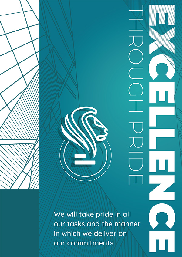 Excellence through Pride Poster
